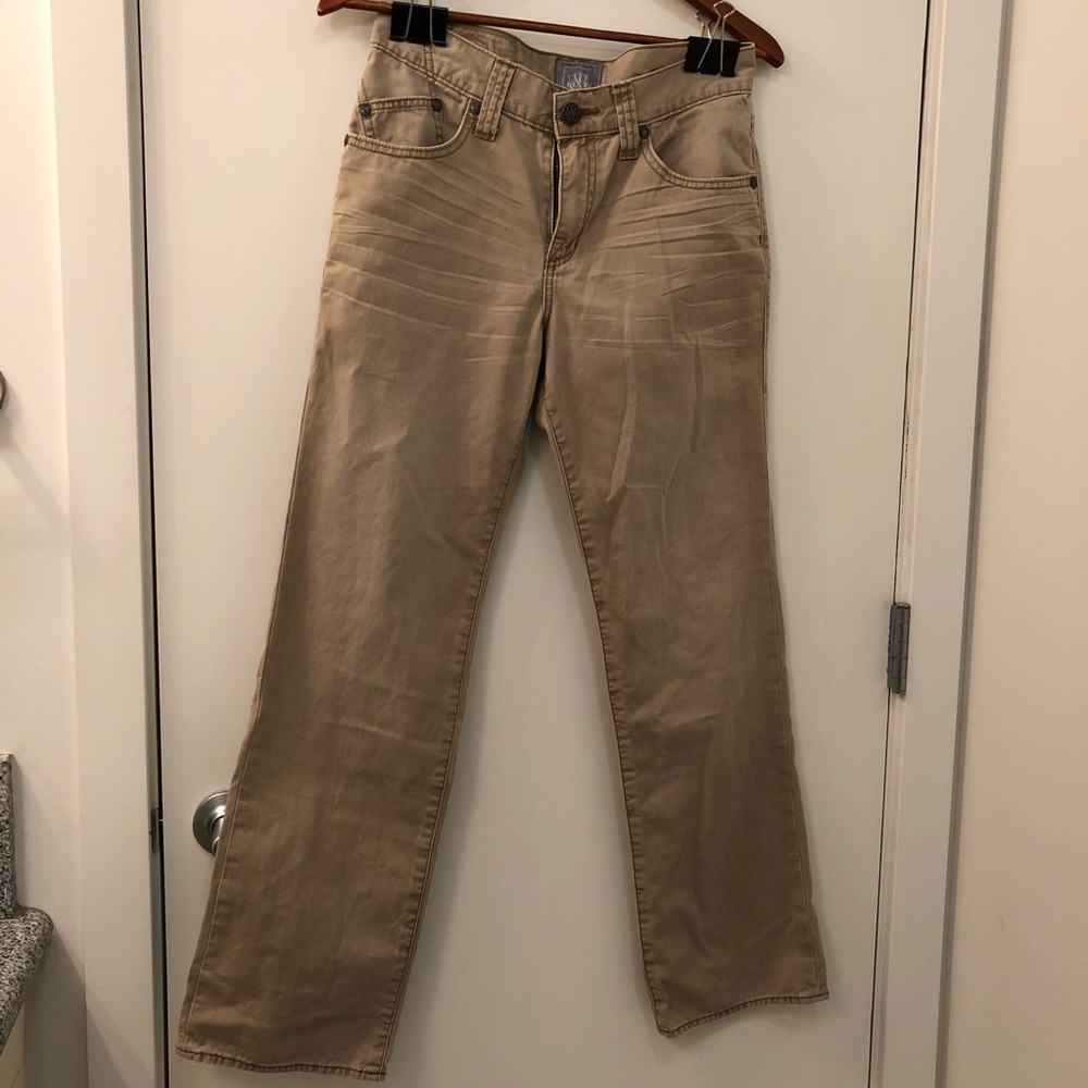 Rock & Republic Straight Fit Khaki Jeans - 29 x 30